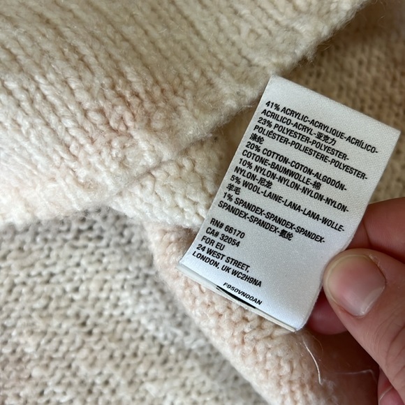 Anthropologie Maggie Bell Sleeve Boxy Cut V Neck Oversized Tie Dye Sweater - Picture 11 of 11